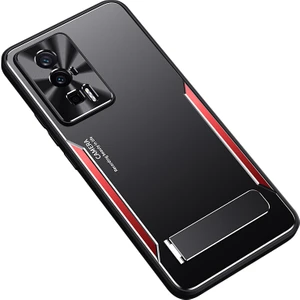 Lr Joyful Xiaomi Poco F5 Pro 5g/redmi K60 5G/K60 Pro 5g Kickstand Telefon Kapağı Tpu + Alüminyum Alaşım Kılıfı (Yurt Dışından)
