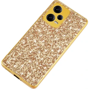 Lr Joyful Xiaomi Redmi Note 12 Pro 5g Glitter Pulins Telefon Kılıfı Elektrokaplama Tpu Çerçevesi Pc Şok Geçirmez Kapak (Yurt Dışından)