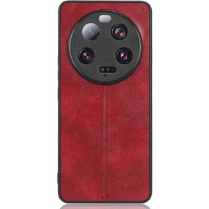 Lr Joyful Xiaomi 13 Ultra Cowhide Doku Telefon Kapağı Pu Deri Kaplamalı Tpu+Pc Mobil Kılıf (Yurt Dışından)