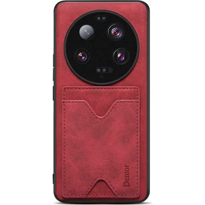 Lr Joyful Xiaomi 13 Ultra Bırak-Kötü Kılıf Kickstand Card Yuvası Pu Deri Kaplı Tpu Telefon Kapağı (Yurt Dışından)