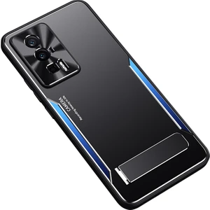 Lr Joyful Xiaomi Poco F5 Pro 5g/redmi K60 5G/K60 Pro 5g Kickstand Telefon Kapağı Tpu + Alüminyum Alaşım Kılıfı (Yurt Dışından)