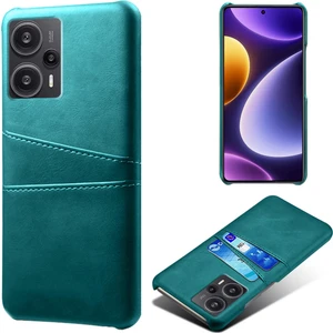 Lr Joyful Xiaomi Redmi Note 12 Turbo/poco F5 5g Telefon Kılıfı Çift Kart Yuvaları Deri Kaplamalı Pc Telefon Kapağı (Yurt Dışından)