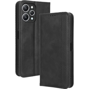 Lr Joyful Xiaomi REDMI12 4g Manyetik Kapanış Retro Pu Deri Kapak Stand Cüzdan Kabuğu (Yurt Dışından)