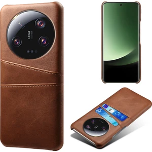 Lr Joyful Xiaomi 13 Ultra Telefon Kapağı Çift Kart Yuvaları Pu Deri Kapalı Sabit Pc Telefon Geri Kılıf (Yurt Dışından)