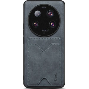 Lr Joyful Xiaomi 13 Ultra Bırak-Kötü Kılıf Kickstand Card Yuvası Pu Deri Kaplı Tpu Telefon Kapağı (Yurt Dışından)