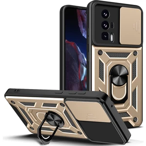 Lr Joyful Xiaomi Poco F5 Pro 5g/redmi K60 5G/K60 Pro 5g Kamera Lens Slayt Tasarım Pc+Tpu Kickstand Cover (Yurt Dışından)