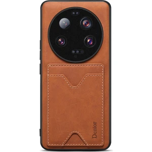 Lr Joyful Xiaomi 13 Ultra Bırak-Kötü Kılıf Kickstand Card Yuvası Pu Deri Kaplı Tpu Telefon Kapağı (Yurt Dışından)