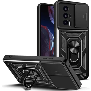 Lr Joyful Xiaomi Poco F5 Pro 5g/redmi K60 5G/K60 Pro 5g Kamera Lens Slayt Tasarım Pc+Tpu Kickstand Cover (Yurt Dışından)