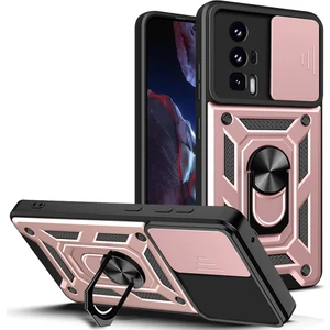 Lr Joyful Xiaomi Poco F5 Pro 5g/redmi K60 5G/K60 Pro 5g Kamera Lens Slayt Tasarım Pc+Tpu Kickstand Cover (Yurt Dışından)