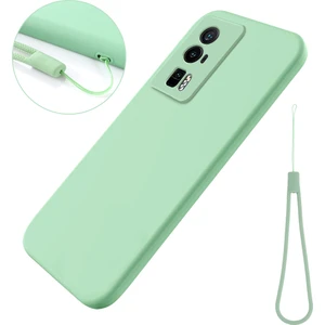 Lr Joyful Xiaomi Poco F5 Pro 5g/redmi K60 Pro 5G/K60 5g, Yumuşak Astar Sıvı Silikon Cep Telefon Kapağı Kayışlı Telefon Kılıfı (Yurt Dışından)