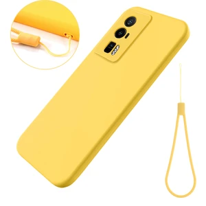 Lr Joyful Xiaomi Poco F5 Pro 5g/redmi K60 Pro 5G/K60 5g, Yumuşak Astar Sıvı Silikon Cep Telefon Kapağı Kayışlı Telefon Kılıfı (Yurt Dışından)