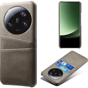 Lr Joyful Xiaomi 13 Ultra Telefon Kapağı Çift Kart Yuvaları Pu Deri Kapalı Sabit Pc Telefon Geri Kılıf (Yurt Dışından)