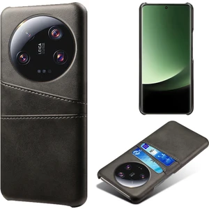 Lr Joyful Xiaomi 13 Ultra Telefon Kapağı Çift Kart Yuvaları Pu Deri Kapalı Sabit Pc Telefon Geri Kılıf (Yurt Dışından)