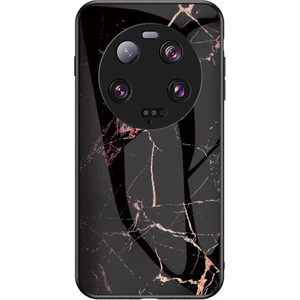 Lr Joyful Xiaomi 13 Ultra Temperli Cam Arka Kapak Pc+Tpu Mermer Desen Telefon Kılıfı (Yurt Dışından)
