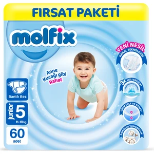 Bebek Bezi 5 Beden Junior Fırsat Paketi 60 Adet