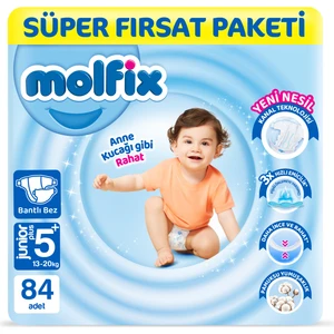 Bebek Bezi 5+ Beden Junior Plus Süper Fırsat Paketi 84 Adet