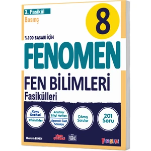 Fenomen 8 Fen Bilimleri 3.fasikül (Basınç)