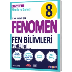 8 Fen Bilimleri 4.fasikül (Madde ve Endüstri)