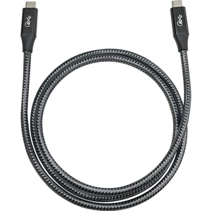 Action Thunderbolt 4 Type C Kablo 100 W Pd Şarj 3 Metre 40 Gbps Veri ve Görüntü Aktarım Kablosu Örgülü Kablo