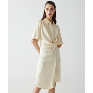 Parlak Dokulu Elbise