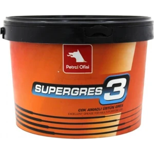 Petrol Ofisi Super Gres 3 Sarı Rulman Gresi 4 kg