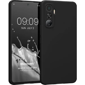 Matte Silicone Infinix Hot 20 Kılıf Siyah