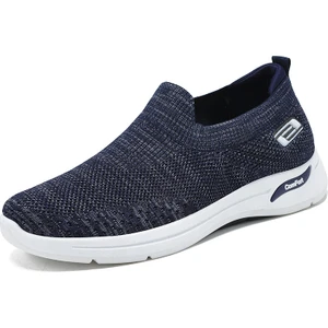 Erkek Ayakkabıları Yaz ve Sonbahar Yumuşak Alt Rahat Ayakkabılar Slip-On Ayakkabılar Üzerinde Kayma Erkek Rahat Ayakkabılar Erkek Ayakkabıları (Yurt Dışından)
