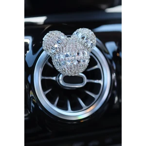 Panda Koku Gümüş Taş & Çift Gümüş Baget Taş