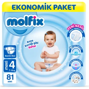 Bebek Bezi 4 Beden Maxi Ekonomik Paket 81 Adet