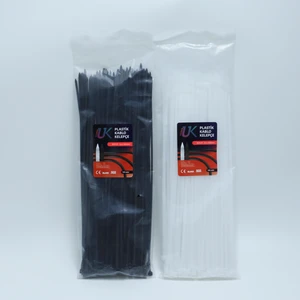 Uk Plastik Kablo Bağı Plastik Kelepçe Cırt Klips 3.6X400MM 100 Adet