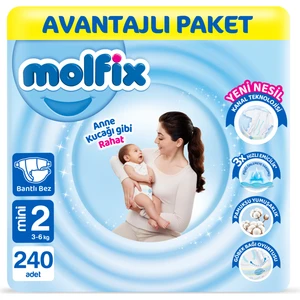 Bebek Bezi 2 Beden Mini Avantajlı Paket 240 Adet
