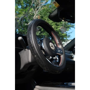 Siyah Taşlı Direksiyon Kılıfı