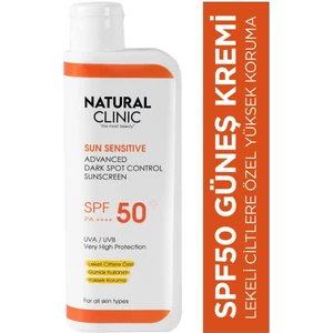 Natural Clinic Leke Karşıtı Spf 50+ Tüm Ciltler Için Yüksek Korumalı Nemlendirici Güneş Kremi 200 ml