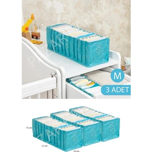 M Boy 3 Adet Baby Bebek Odası Akordiyon Çekmece Düzenleyici