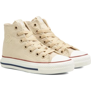 Benetton® | BN-90686-3409 Bej - Çocuk Spor Ayakkabı