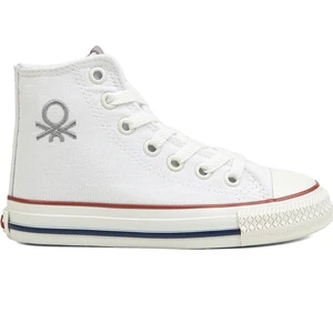 Benetton® | BN-90686-3409 Beyaz - Çocuk Spor Ayakkabı