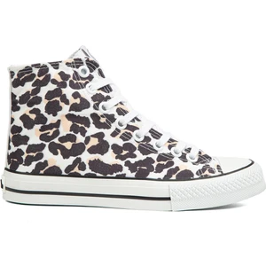 Benetton® | BN-90190 -  Sari Leopar - Kadın Spor Ayakkabı