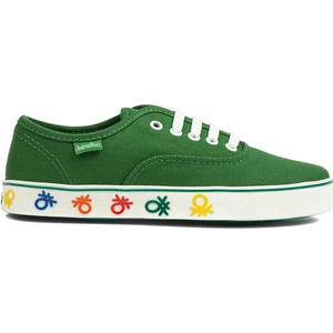 Benetton® | BN-30954-  Yesil - Kadın Spor Ayakkabı