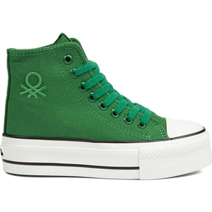 Benetton® | BN-30939 -  Yesil-Kadın Spor Ayakkabı