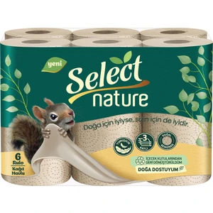Select Nature Yeni Nesil 6’lı Kağıt Havlu 3 Katlı