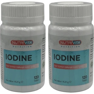 Nutrivita Nutrition Iodine 150 Μg Iyot 2 x 120 Tablet