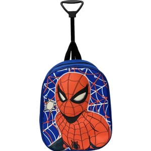 Dzc Kuzenler Avm Örümcek Adam Anaokulu Kreş Çocuk Valiz Sırt Çantası Çekçekli Spiderman Tekerlekli