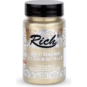 Multi Surface Titanyum Metalik Akrilik Boya 90 cc