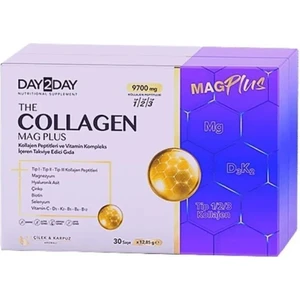 DAY2DAY Collagen Mag Plus Çilek Karpuz Aromalı 30 Saşe