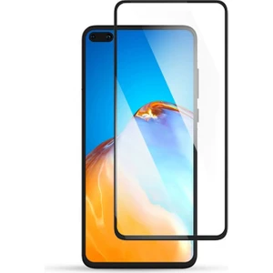 Huawei P40 ile Uyumlu Çerçeveli Tam Kaplayan Temperli Ekran Koruyucu - FC003