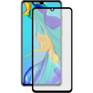 Huawei P30 ile Uyumlu Çerçeveli Tam Kaplayan Temperli Ekran Koruyucu - FC003