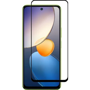 Infinix Hot 12 ile Uyumlu Çerçeveli Tam Kaplayan Temperli Ekran Koruyucu - FC003