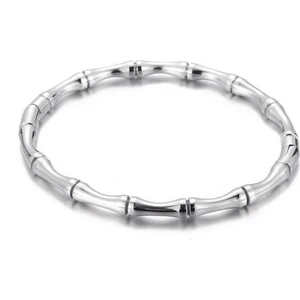 4 Mm. Gri Ince Kelepçe Dizayn Çelik Bayan Bileklik ET77BY