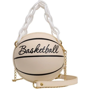 Kadın Basketbol Şekilli Mini Zincir Çanta Omuz Messenger Çanta (Yurt Dışından)