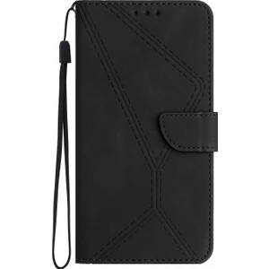 Zsunsky Shop Realme C53 Için Dikişli Kabartmalı Deri Kılıf (Yurt Dışından)